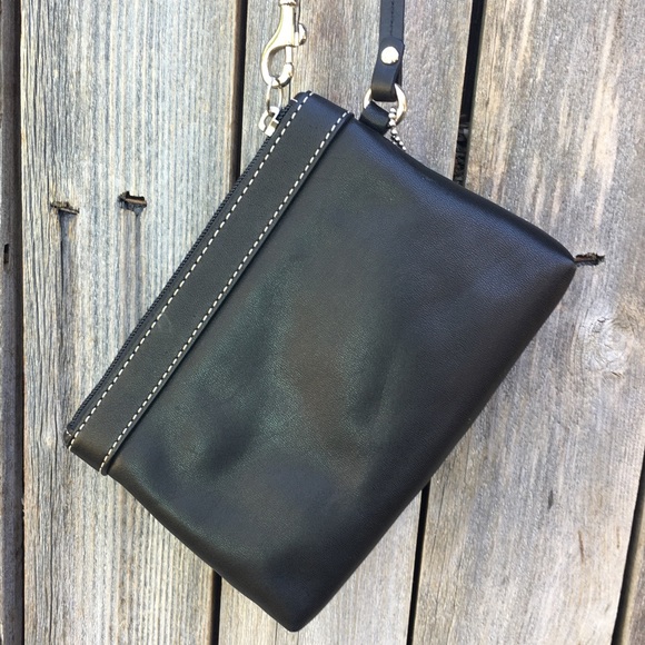 Coach Vintage Y2K Wristlet Leather Black - Picture 8 of 16